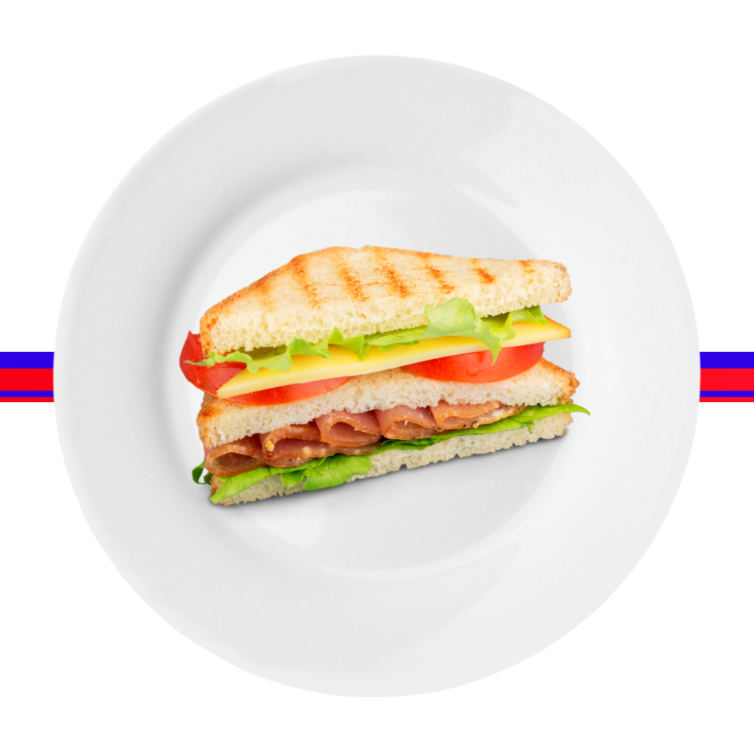 Half Double Creole Ham Melt