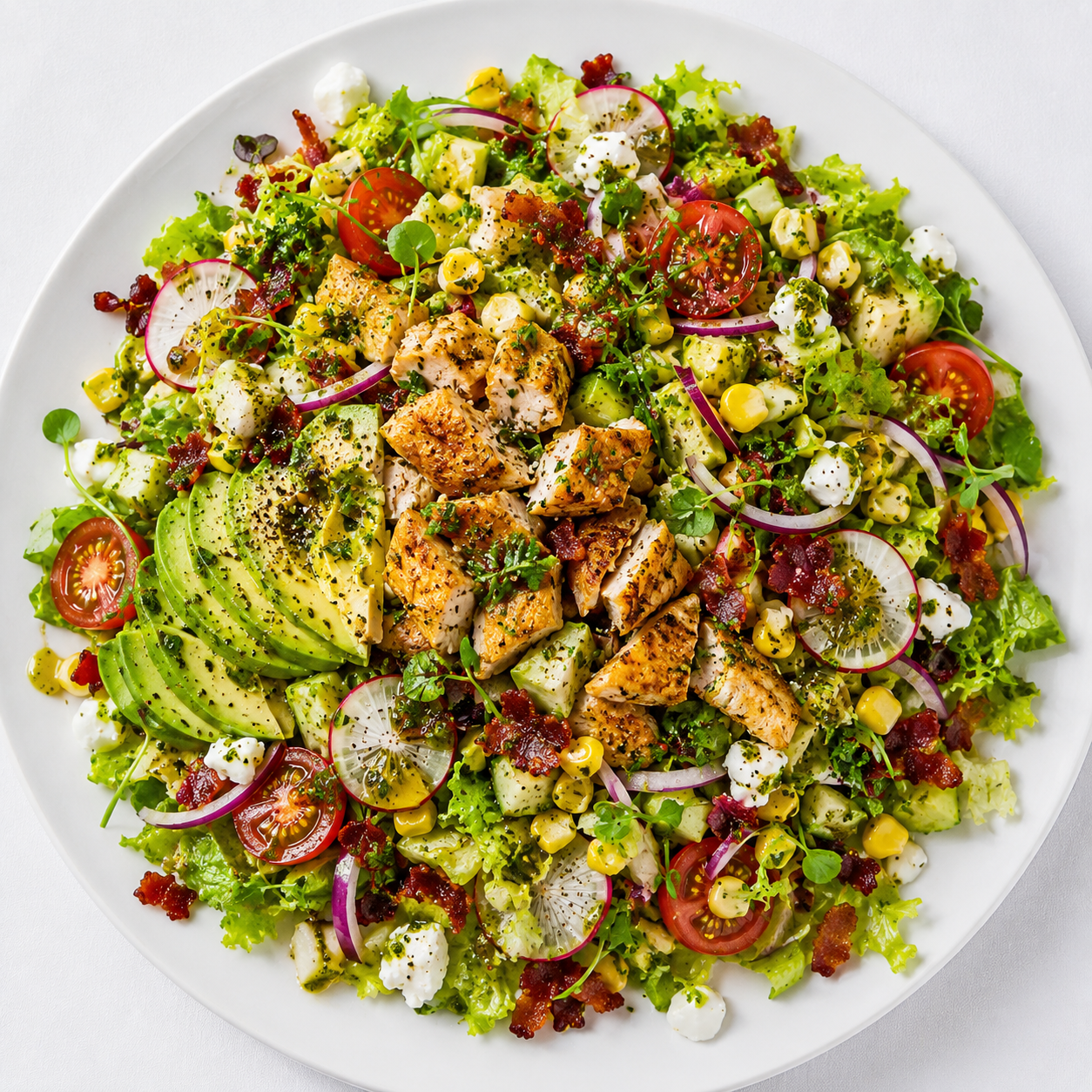 Creole Chicken Healthy Salad
