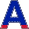 Patriotic Blue & Red Wooden Star and Ampersand Free-Standing Decor - Image 6