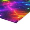 Rainbow Nebula Glass Cutting Board – Colorful Cosmic Kitchen Decor HAITIBEST - Image 4