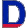 Patriotic Blue & Red Wooden Star and Ampersand Free-Standing Decor - Image 9