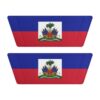 Haiti Flag Slide Sandals — Women's Removable-Strap Patriotic Pool Slides - Image 14