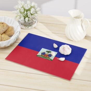 Haiti Flag Cutting Board — Patriotic Kitchen Serving & Prep Board HAITIBEST