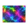 Rainbow Nebula Glass Cutting Board – Colorful Cosmic Kitchen Decor HAITIBEST - Image 5