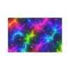 Galaxy Rainbow Tea Towel — Neon Nebula Microfiber Kitchen Towel - Image 3