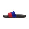 Haiti Flag Slide Sandals — Women's Removable-Strap Patriotic Pool Slides - Image 11