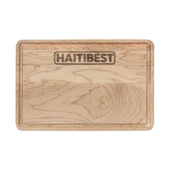 Engraved Wooden Cutting Board — 'HAITIBEST' Personalized Charcuterie & Prep Board