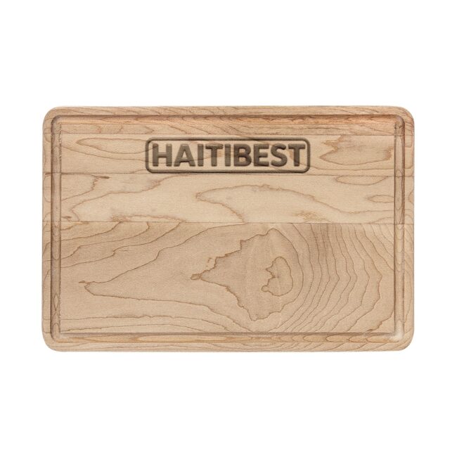 Engraved Wooden Cutting Board — 'HAITIBEST' Personalized Charcuterie & Prep Board