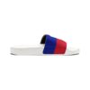 Haiti Flag Slide Sandals — Women's Removable-Strap Patriotic Pool Slides - Image 4