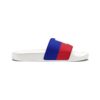 Haiti Flag Slide Sandals — Women's Removable-Strap Patriotic Pool Slides - Image 6