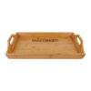 Engraved Bamboo Serving Tray — HAITIBEST Personalized Wood Serving Platter - Image 2