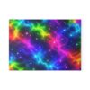 Rainbow Nebula Glass Cutting Board – Colorful Cosmic Kitchen Decor HAITIBEST - Image 2
